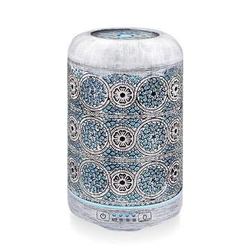 activiva 260ml Metal Essential Oil and Aroma Diffuser - Vintage White - RnR Galore