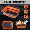 Adjustable Collapsible Sink 16L Large Portable Basket Wash Basin Outdoor Camping - RnR Galore