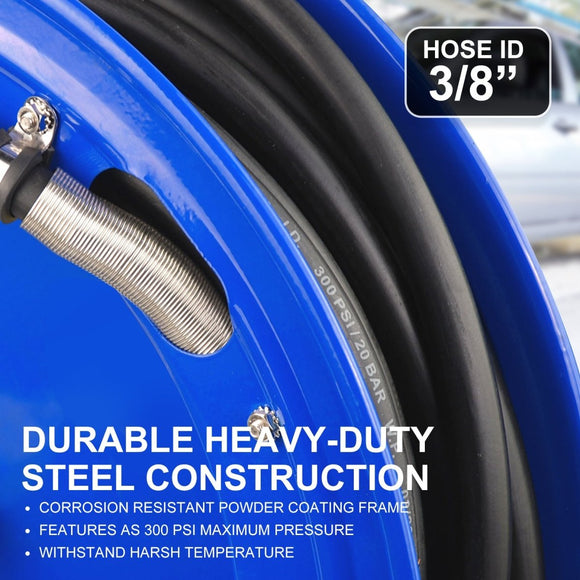 Air Hose Retractable Rewind Reel Automotive Industrial 15m - RnR Galore