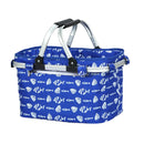 Alfresco Picnic Basket Folding Bag Hamper Food Insulated Storage - RnR Galore
