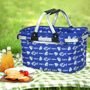 Alfresco Picnic Basket Folding Bag Hamper Food Insulated Storage - RnR Galore