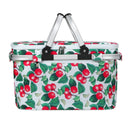 Alfresco Picnic Basket Folding Bag Hamper Insulated Food Cover Storage - RnR Galore
