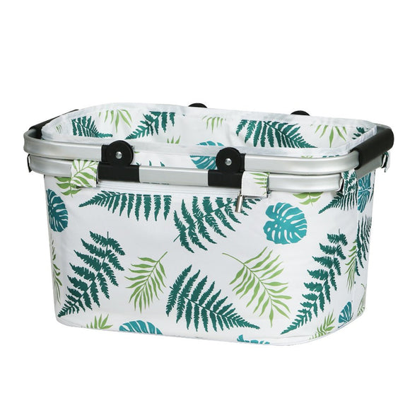 Alfresco Picnic Basket Folding Bag Hamper Insulated Food Storage - RnR Galore