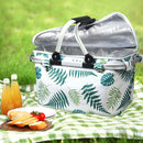 Alfresco Picnic Basket Folding Bag Insulated Hamper Food Cover Storage - RnR Galore