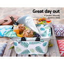 Alfresco Picnic Basket Folding Bag Insulated Hamper Food Cover Storage - RnR Galore