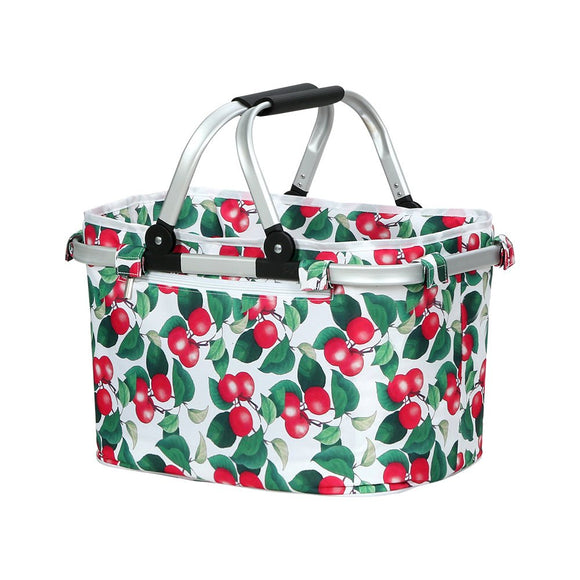 Alfresco Picnic Basket Set Folding Bag Hamper Insulated Food Storage - RnR Galore