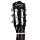 Alpha 39 Inch Classical Guitar Wooden Body Nylon String Beginner Gift Black - RnR Galore