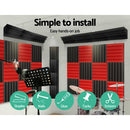 Alpha Acoustic Foam 20pcs Corner Bass Trap Sound Absorption Proofing Treatment - RnR Galore