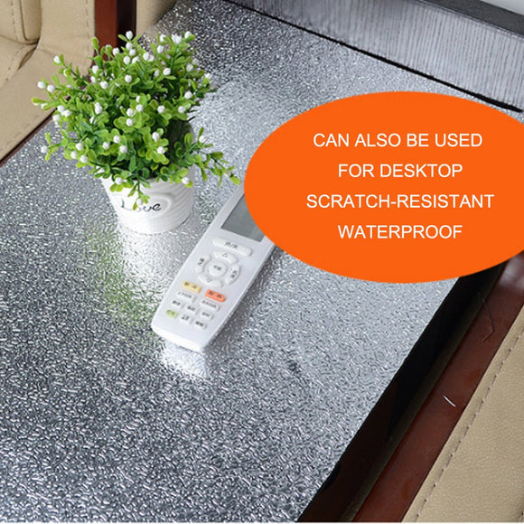Aluminum Foil Sticker Self Adhesive Oil - proof Waterproof Kitchen Cabinet Wall(60*300cm) - RnR Galore