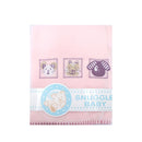 Animal Pink Embroidered Polar Fleece Baby Blanket 80 x 100 cm - RnR Galore