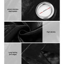Artiss 2X Blockout Curtains Eyelet 140x230cm Black Shine - RnR Galore