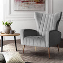 Artiss Armchair Grey Velvet Kate - RnR Galore