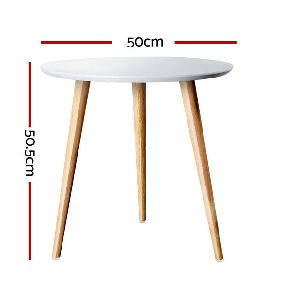 Artiss Coffee Table Round 50CM Callix - RnR Galore