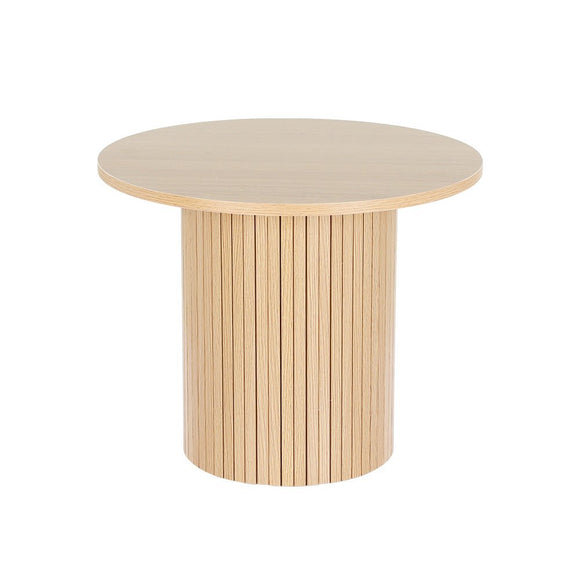 Artiss Coffee Table Round Fluted Base PIIA - RnR Galore