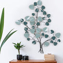 Artiss Metal Wall Art Hanging Sculpture Home Decor Leaf Tree of Life Blue - RnR Galore