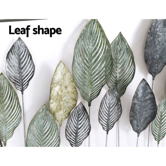 Artiss Metal Wall Art Hanging Sculpture Home Decor Leaf Tree of Life Framed - RnR Galore