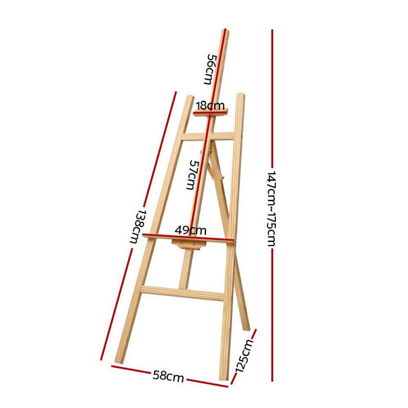 Artiss Painting Easel Pine Wood 175cm - RnR Galore