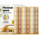 Artiss Room Divider Screen Privacy Wood Dividers Stand 6 Panel Nova Natural - RnR Galore