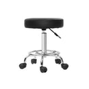 Artiss Salon Stool Round Swivel Chair Black - RnR Galore