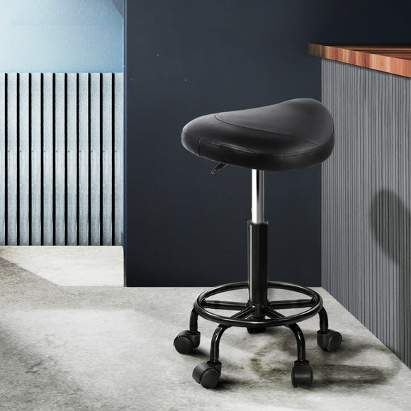Artiss Salon Stool Saddle Swivel Chair - RnR Galore
