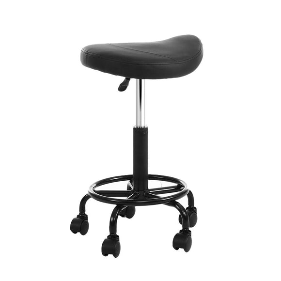 Artiss Salon Stool Saddle Swivel Chair - RnR Galore