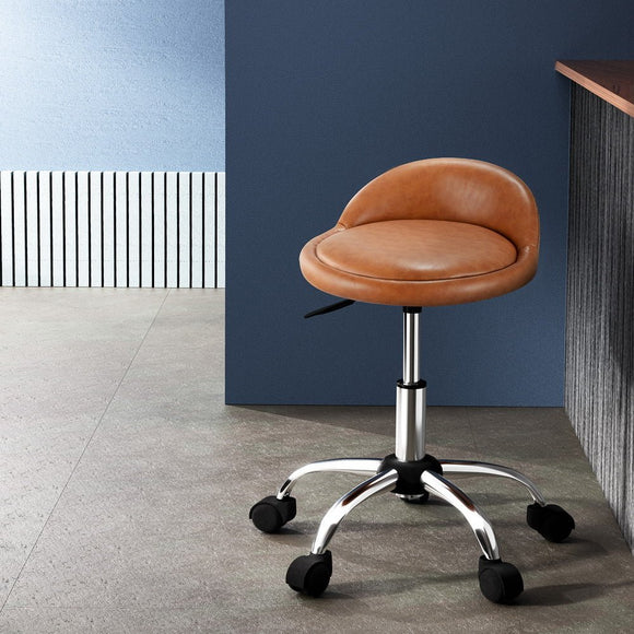 Artiss Salon Stool Swivel Chair Backrest Chairs - RnR Galore