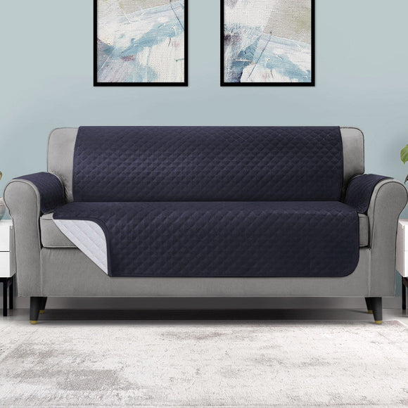 Artiss Sofa Cover Couch Covers 4 Seater 100% Water Resistant Dark Grey - RnR Galore