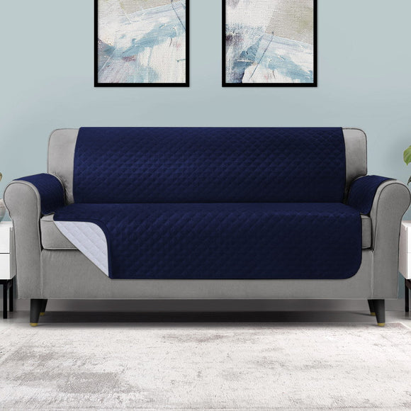 Artiss Sofa Cover Couch Covers 4 Seater 100% Water Resistant Navy - RnR Galore