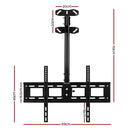 Artiss TV Wall Mount Bracket for 32" - 75" LED LCD TVs Full Motion Ceiling Mounted - RnR Galore