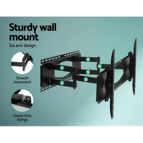 Artiss TV Wall Mount Bracket for 32" - 80" LED LCD Full Motion Dual Strong Arms - RnR Galore