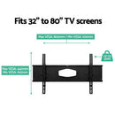 Artiss TV Wall Mount Bracket for 32" - 80" LED LCD Full Motion Dual Strong Arms - RnR Galore