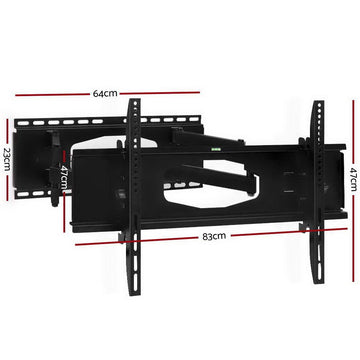 Artiss TV Wall Mount Bracket for 32" - 80" LED LCD Full Motion Dual Strong Arms - RnR Galore