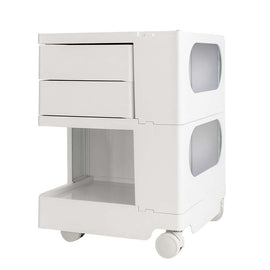 ArtissIn Storage Trolley Bedside Table 3 Tier Cart Boby Replica White - RnR Galore