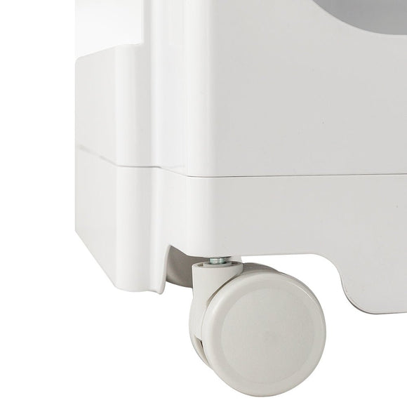 ArtissIn Storage Trolley Bedside Table 3 Tier Cart Boby Replica White - RnR Galore