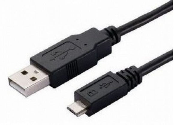ASTROTEK USB to Micro USB Cable 2m - Type A Male to Micro Type B Male Black Colour RoHS - RnR Galore