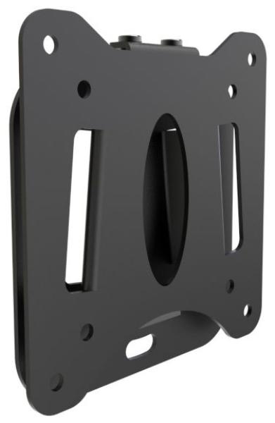 Atdec AD - 30100 - WF Low Profile Fixed Wall Mount, Fixed Angle Mount. Max load 30kg. VESA 75x75 100x100 120x120. Black. - RnR Galore