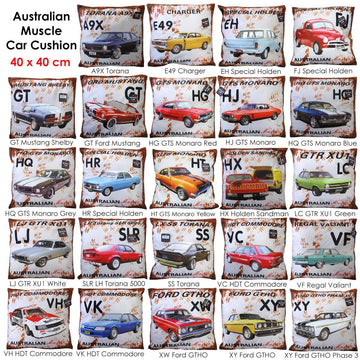Australian Muscle Car Cushion A9X Torana Blue - RnR Galore