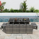 Bali 13PC Outdoor Dining Set - Grey - RnR Galore