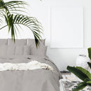 Balmain 1000 Thread Count Hotel Grade Bamboo Cotton Quilt Cover Pillowcases Set - King - Dove - RnR Galore