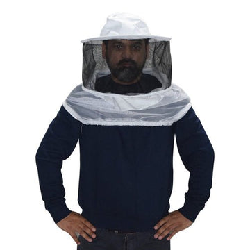 Beekeeping Bee Half Body Round Head Veil Protective Gear - RnR Galore