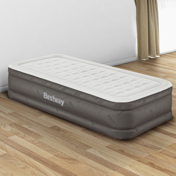 Bestway Air Mattress Single Inflatable Bed 46cm Airbed Grey - RnR Galore