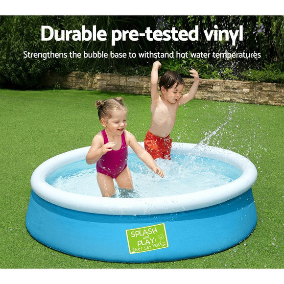 Bestway Kids Pool 152x38cm Round Inflatable Above Ground Swimming Pools 477L - RnR Galore