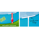 Bestway Kids Pool 152x38cm Round Steel Frame Swimming Pools Above Ground 580L - RnR Galore