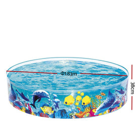 Bestway Kids Pool 183x38cm Round Above Ground Rigid Swimming Pools Undersea 946L - RnR Galore