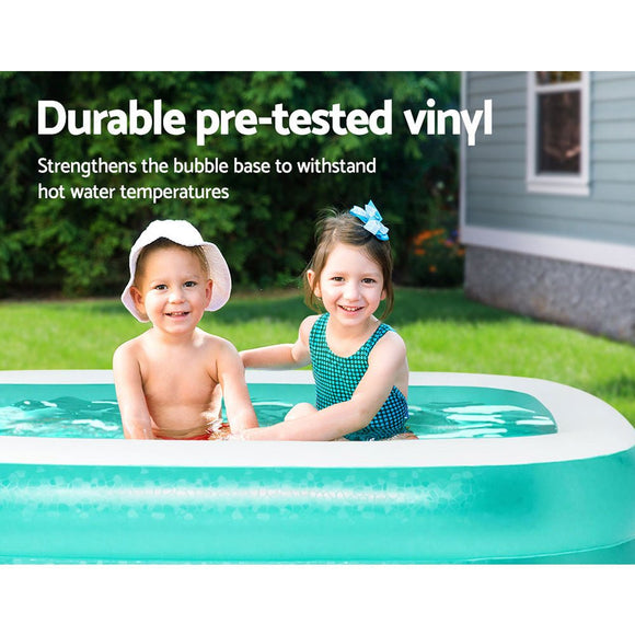Bestway Kids Pool 200x146x48cm Inflatable Above Ground Swimming Pools 450L - RnR Galore