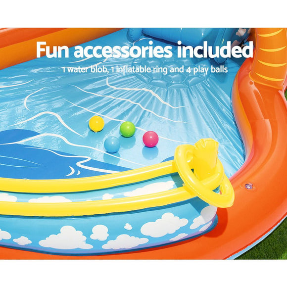 Bestway Kids Pool 265x265x104cm Inflatable Above Ground Swimming Play Pools 208L - RnR Galore