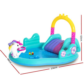 Bestway Kids Pool 274x198x137cm Inflatable Above Ground Swimming Play Pools 220L - RnR Galore