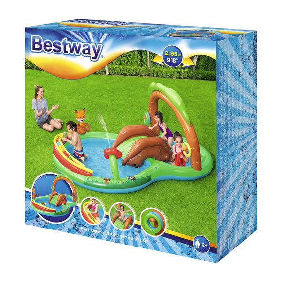 Bestway Kids Pool 295x199x130cm Inflatable Above Ground Swimming Play Pools 111L - RnR Galore