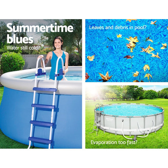 Bestway Pool Cover Fits 3.05m/10ft Round Swimming Pool PVC Blanket 2.89m - RnR Galore