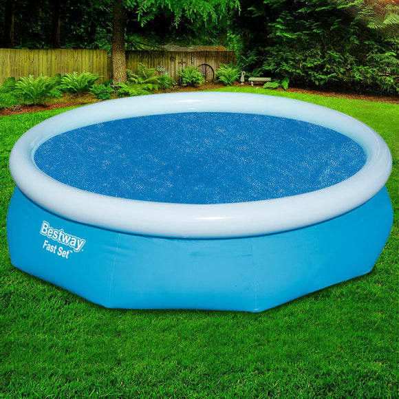 Bestway Pool Cover Fits 3.05m/10ft Round Swimming Pool PVC Blanket 2.89m - RnR Galore